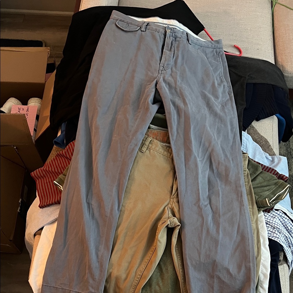 Polo Ralph Lauren Men's Gray/Blue Chinos